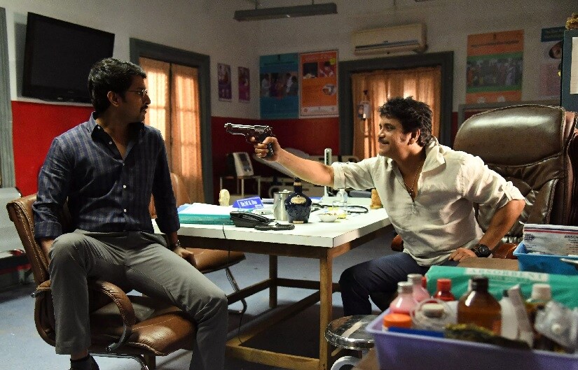 Nagarjuna and Nani in a still from Devadas. Image via Facebook